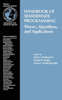 Couverture_Handbook Of Semidefinite Programming