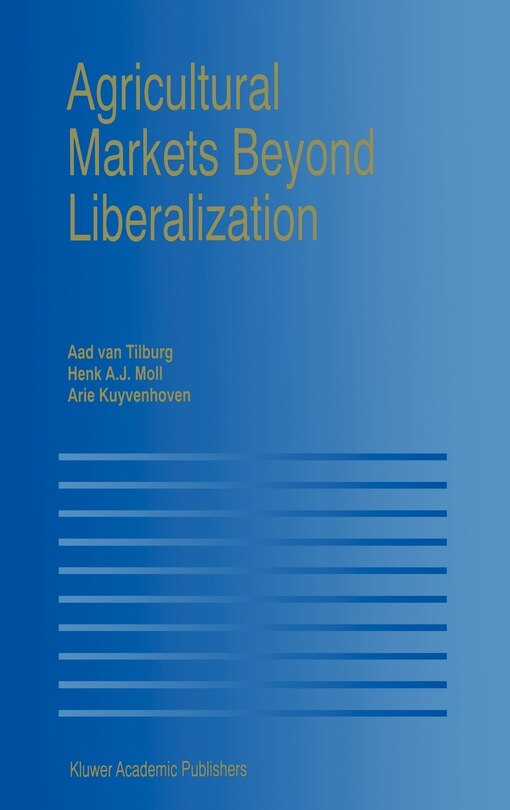 Front cover_Agricultural Markets Beyond Liberalization