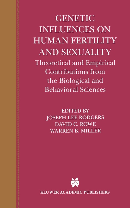 Front cover_Genetic Influences on Human Fertility and Sexuality