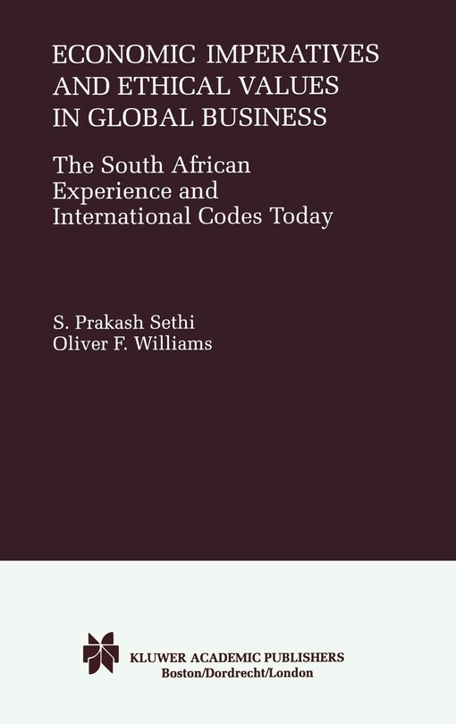 Front cover_Economic Imperatives and Ethical Values in Global Business
