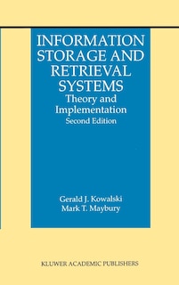 Front cover_Information Storage And Retrieval Systems