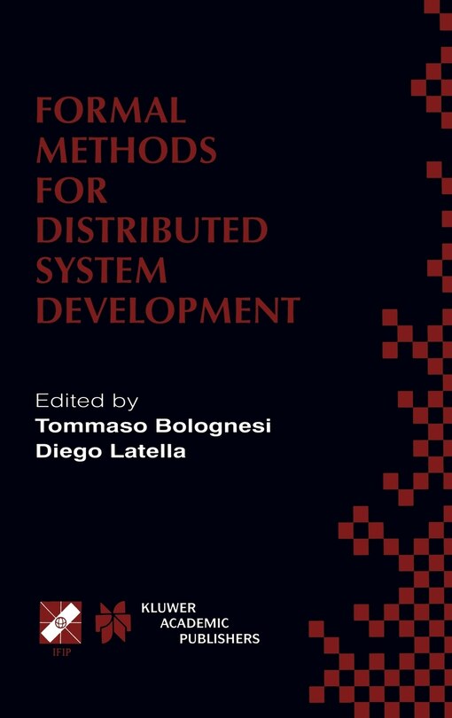 Front cover_Formal Methods for Distributed System Development