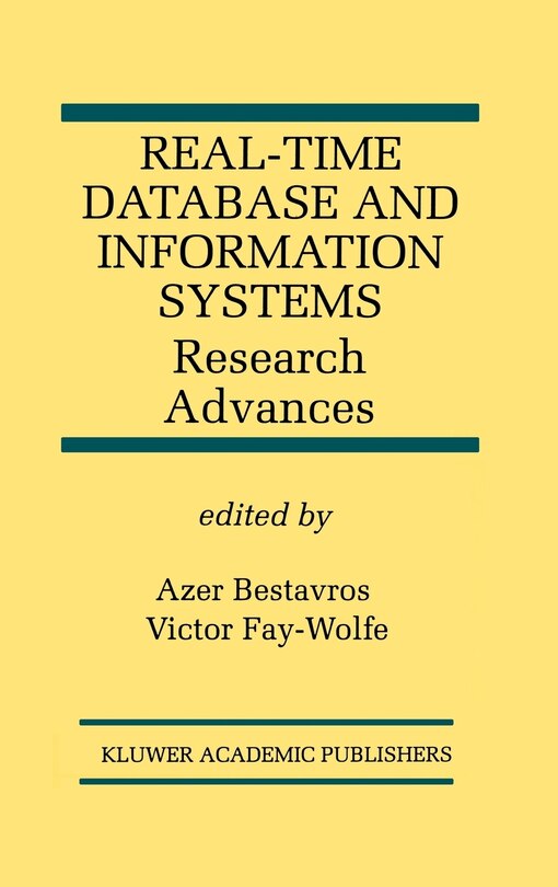Couverture_Real-Time Database and Information Systems: Research Advances
