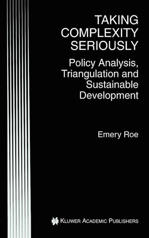 Front cover_Taking Complexity Seriously