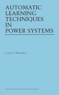 Front cover_Automatic Learning Techniques in Power Systems