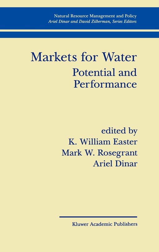 Front cover_Markets for Water