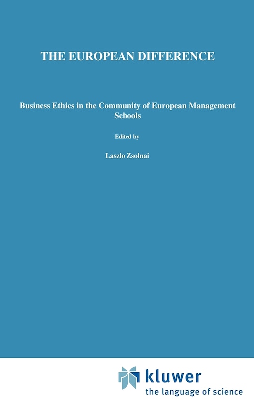 Front cover_The European Difference
