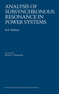 Couverture_Analysis Of Subsynchronous Resonance In Power Systems
