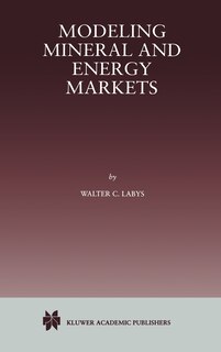 Front cover_Modeling Mineral and Energy Markets
