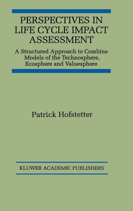 Front cover_Perspectives in Life Cycle Impact Assessment