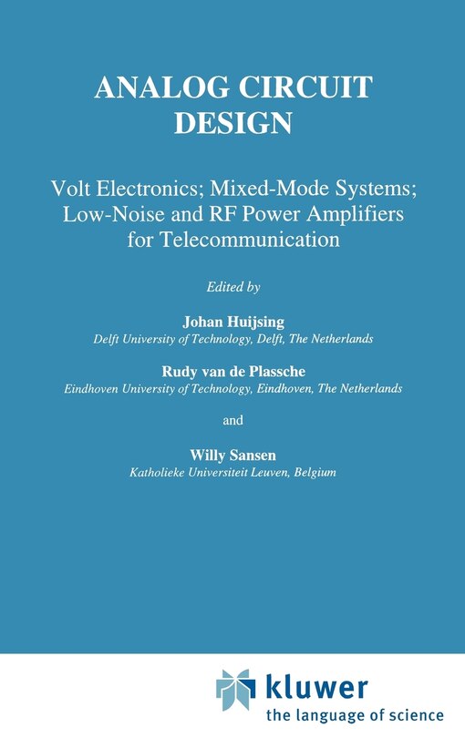 Front cover_Analog Circuit Design