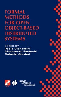 Front cover_Formal Methods for Open Object-Based Distributed Systems