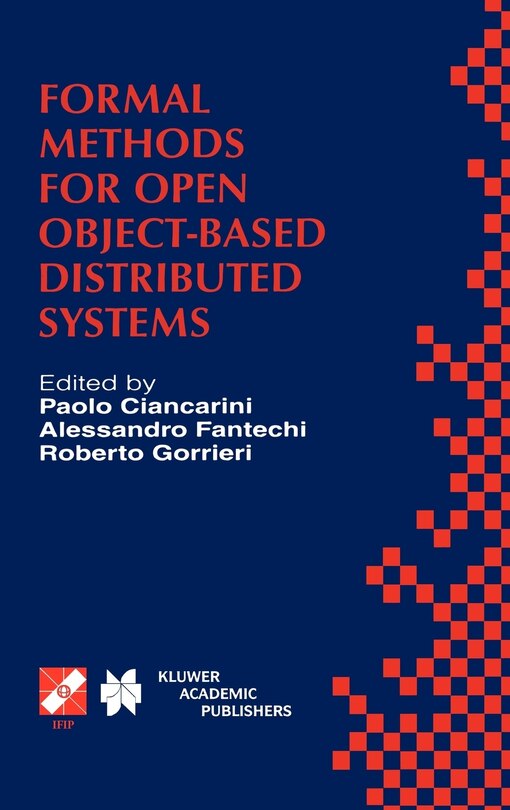 Front cover_Formal Methods for Open Object-Based Distributed Systems