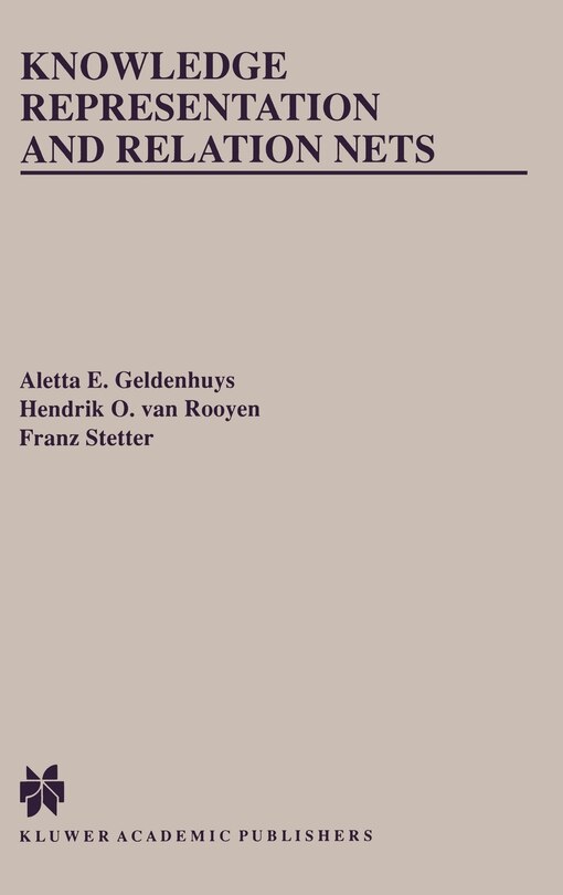 Front cover_Knowledge Representation and Relation Nets