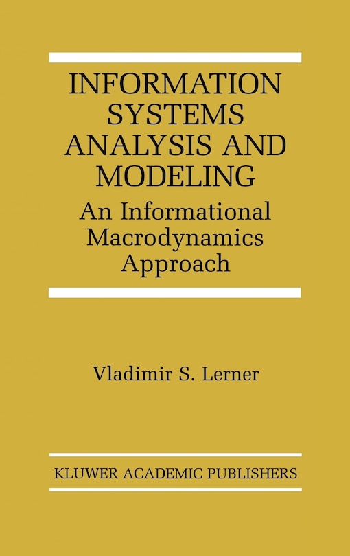 Front cover_Information Systems Analysis and Modeling