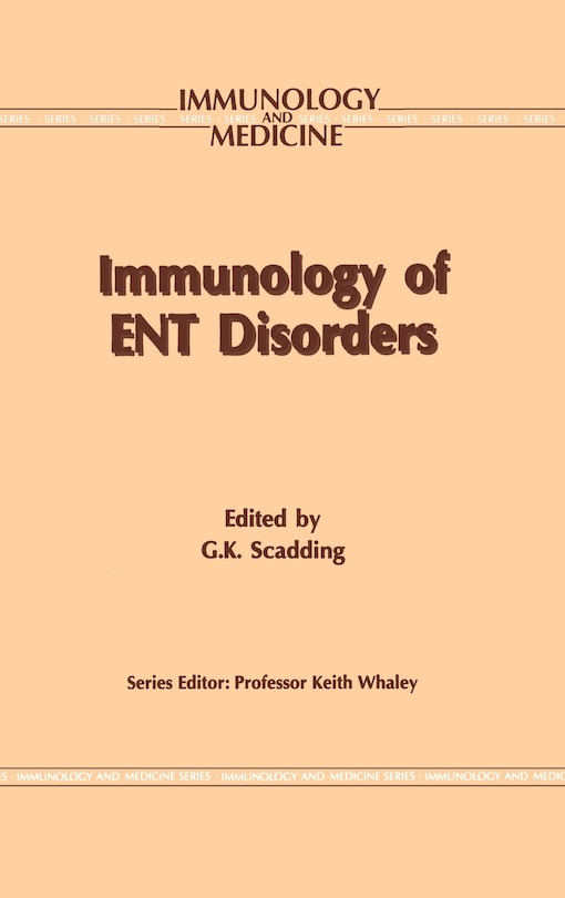 Couverture_Immunology of ENT Disorders