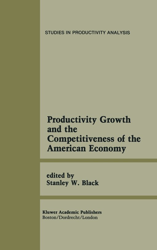 Couverture_Productivity Growth and the Competitiveness of the American Economy