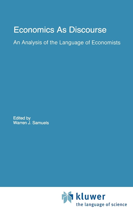 Couverture_Economics As Discourse