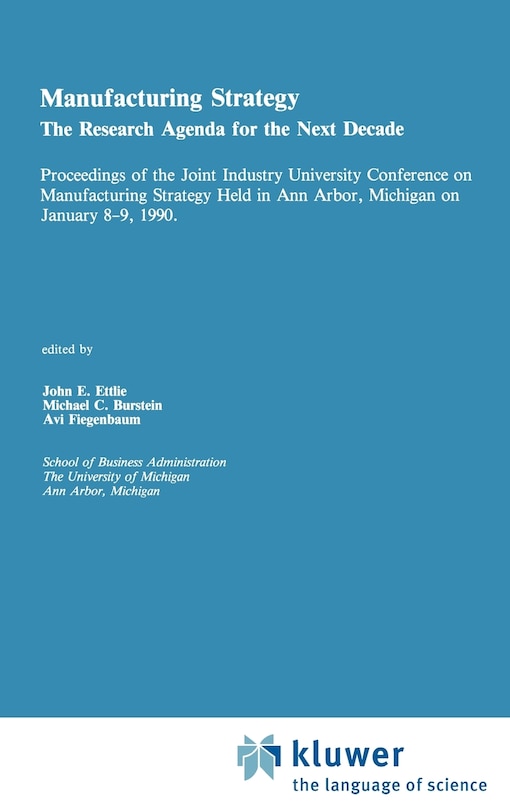 Front cover_Manufacturing Strategy