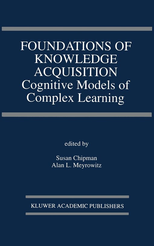 Front cover_Foundations of Knowledge Acquisition