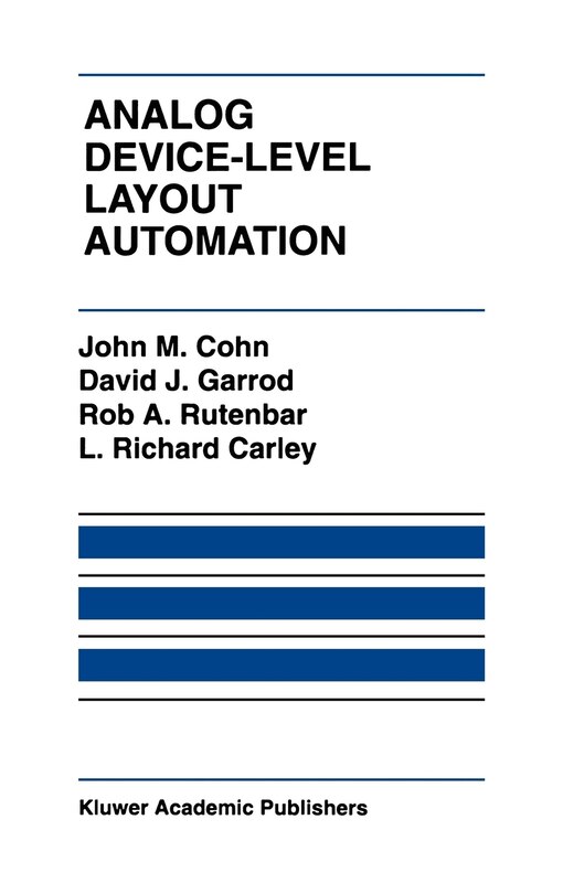 Front cover_Analog Device-level Layout Automation