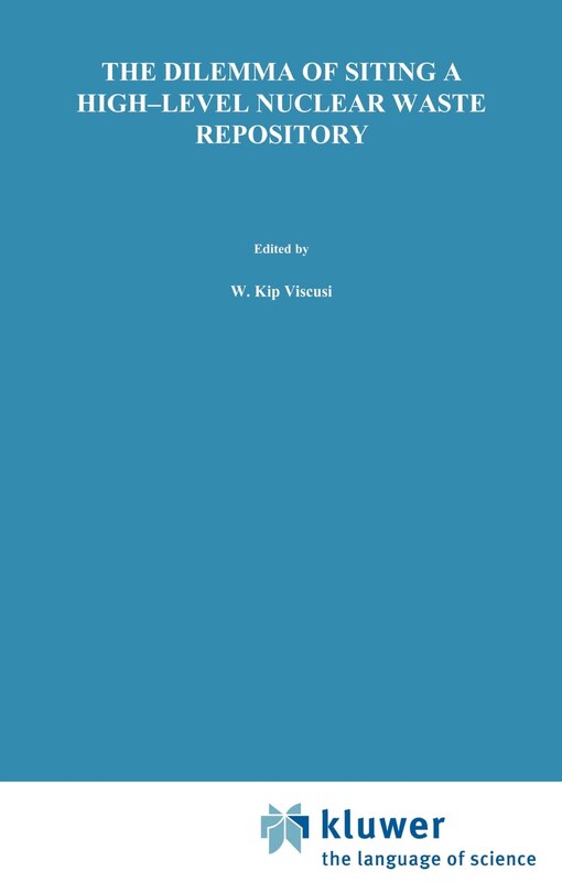 Front cover_The Dilemma of Siting a High-Level Nuclear Waste Repository