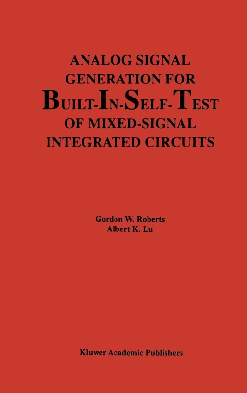 Front cover_Analog Signal Generation For Built-in-self-test Of Mixed-signal Integrated Circuits