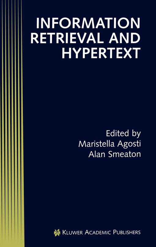 Front cover_Information Retrieval and Hypertext