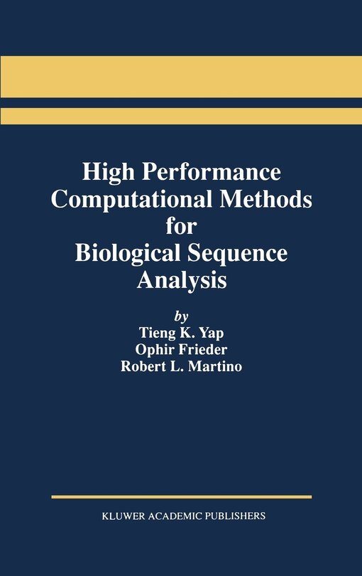Front cover_High Performance Computational Methods for Biological Sequence Analysis