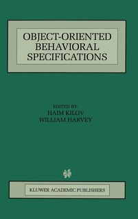 Couverture_Object-Oriented Behavioral Specifications