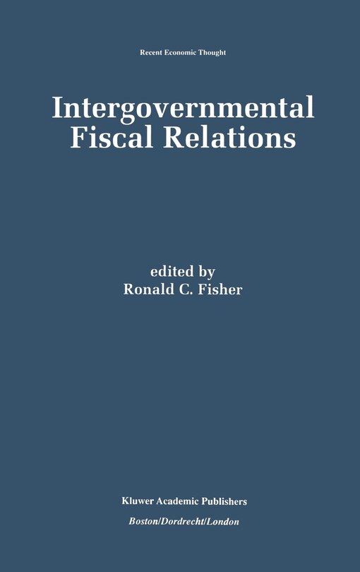 Front cover_Intergovernmental Fiscal Relations
