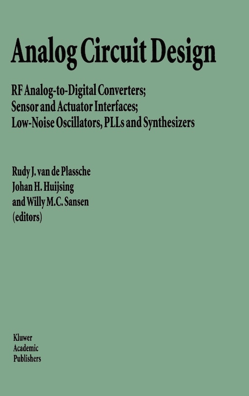 Front cover_Analog Circuit Design