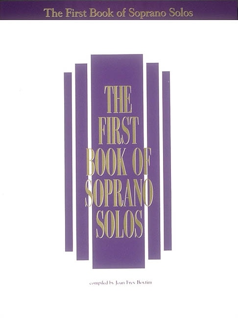 Couverture_The First Book of Soprano Solos