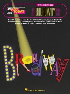 Couverture_The Best Broadway Songs Ever