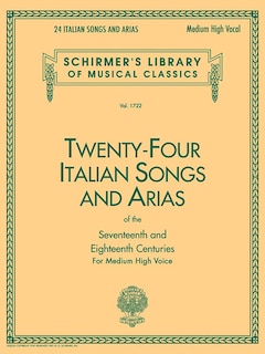 Couverture_24 Italian Songs & Arias of the 17th & 18th Centuries