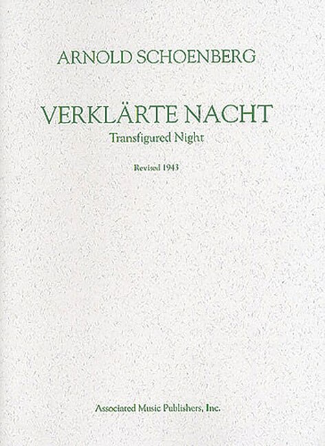 Couverture_Verklarte Nacht (transfigured Night), Op. 4 (1943 Revision)