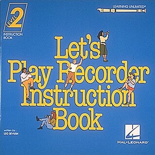 Couverture_Let's Play Recorder Instruction Book 2