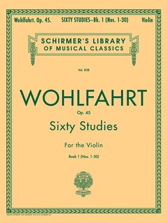 Couverture_Wohlfahrt - 60 Studies, Op. 45 - Book 1