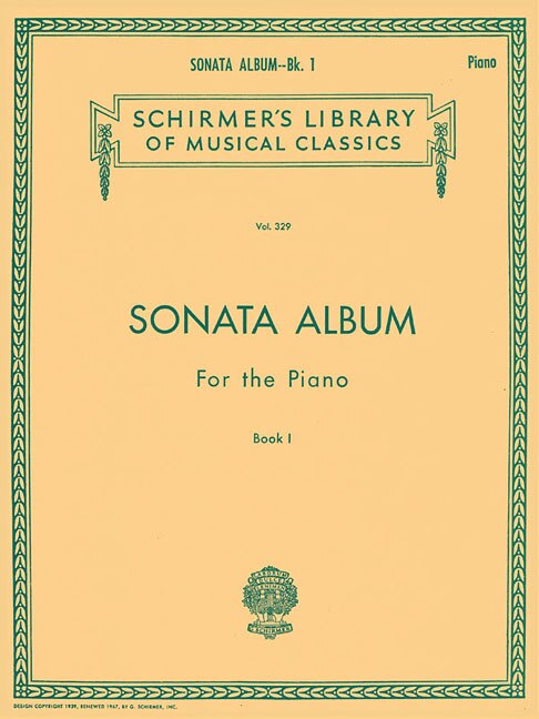 Front cover_Sonata Album for the Piano - Book 1