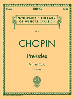Preludes: Schirmer Library of Classics Volume 34 Piano Solo image number 0
