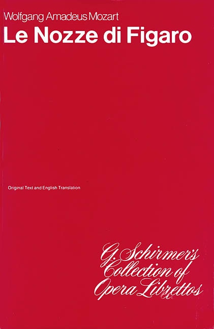 Front cover_The Marriage of Figaro (Le Nozze di Figaro)