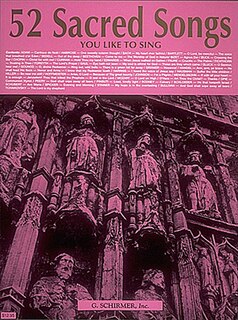 Front cover_52 Sacred Songs You Like to Sing