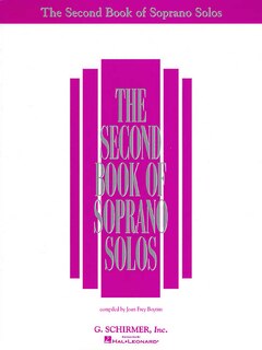 Front cover_The Second Book of Soprano Solos