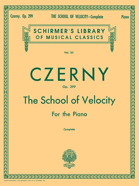 Couverture_School of Velocity, Op. 299 (Complete)