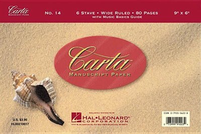 Couverture_Carta Manuscript Paper No. 14 - Children's