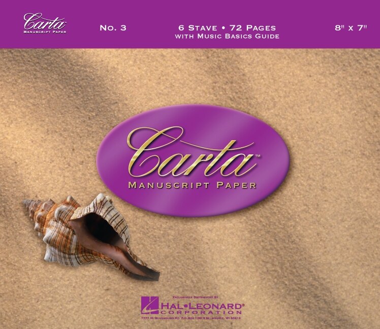 Front cover_Carta Manuscript Paper No. 3 - Children's