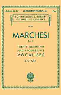 20 Elementary and Progressive Vocalises, Op. 15: Schirmer Library of Classics Volume 594 Low Voice