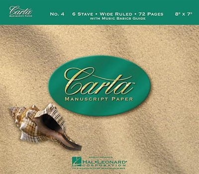 Couverture_Carta Manuscript Paper No. 4 - Children's