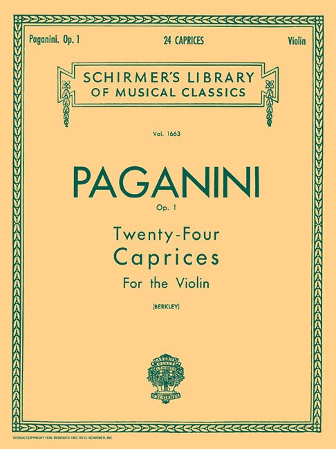 Couverture_24 Caprices, Op. 1