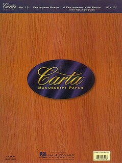 Couverture_Carta Manuscript Paper No. 15 - Guitar